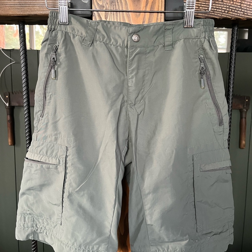 REI Women’s Sage Green Cargo Shorts